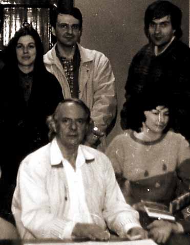 Ivan und Karlheinz mit Natalia Pschenitschnikova, Marina Tschaplygina und Anton Batagov